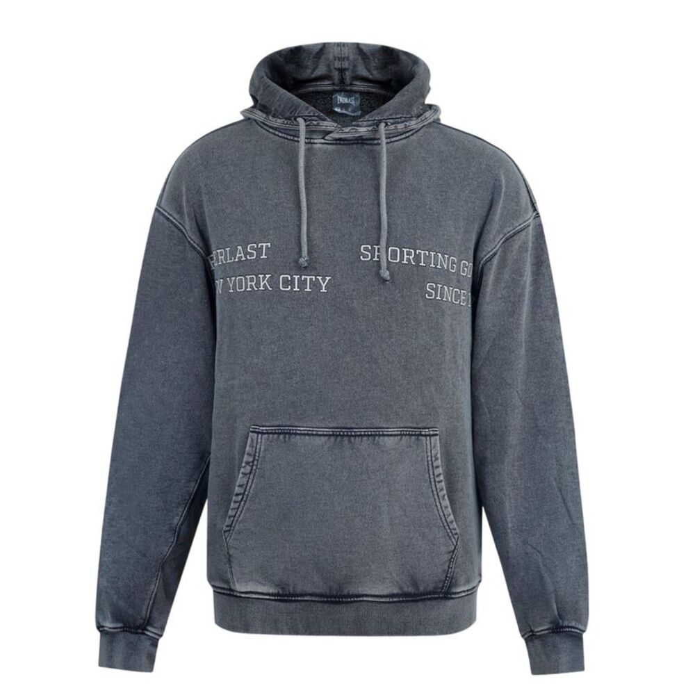 Everlast Mens NYC Arch Hoodie / Washed Grey